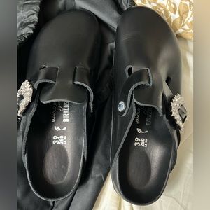 NIB Manolo Blahnik x Birkenstock Boston clogs